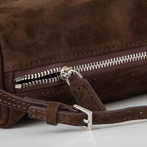 DONNAIN Premium Suede Leather Crossbody Purses for Women, Small Shoulder Bag with Adjustable Strap and Crossbody Hobo Bag thumbnail 8