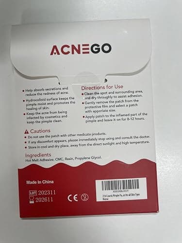 216 Counts Pimple Patches for Face, Hydrocolloid Acne Patches Zit Patches for Face Overnight Care Acne Spot Treatment Patch Cystic Acne Treatment Stickers Blemish Hydrocolloid Cover for all Skin Type thumbnail 8