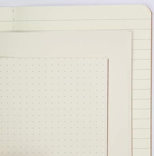 Wanderings Assorted Blank/Lined/Dotted Regular Size Travelers Notebook Inserts | 4.25" x 8.25"/11cm x 21cm | 100gsm Paper /180 pages | Travelers Notebook Refills for Journals, Diaries, Planners thumbnail 3