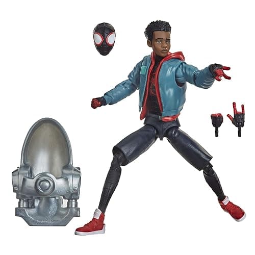 Hasbro Marvel Legends Series Spider-Man: Into The Spider-Verse Miles Morales 6-inch Collectible Action Figure Toy - Image 1