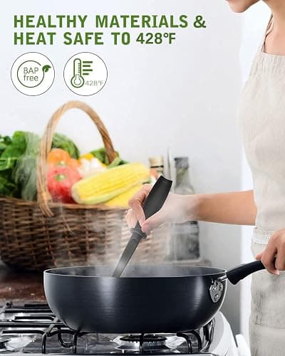 Upgrade Meat Chopper, Heat Resistant Meat Masher for Hamburger, Ground Beef Smasher, Nylon Hamburger Grinder Utensil for Ground Beef, Non Stick Mix Ground Chopper, Mix and Chop Potato Masher Tool thumbnail 3