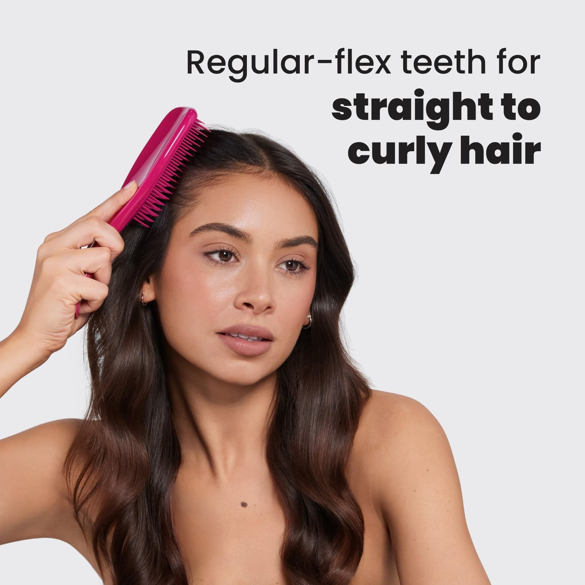 Tangle Teezer - Escova de cabelo desembaraçadora The Ultimate Detangler para todos os tipos de cabelo. Cor: Rosa thumbnail 5