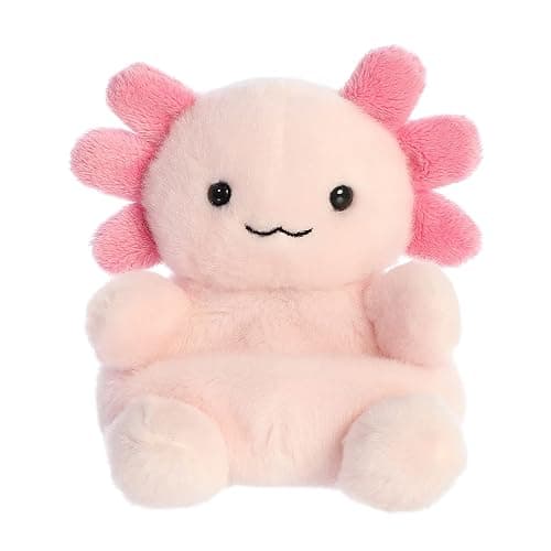 Aurora® Adorable Palm Pals™ Ax Axolotl™ Stuffed Animal - Pocket-Sized Play - Collectable Fun - Pink 5 Inches - Image 1