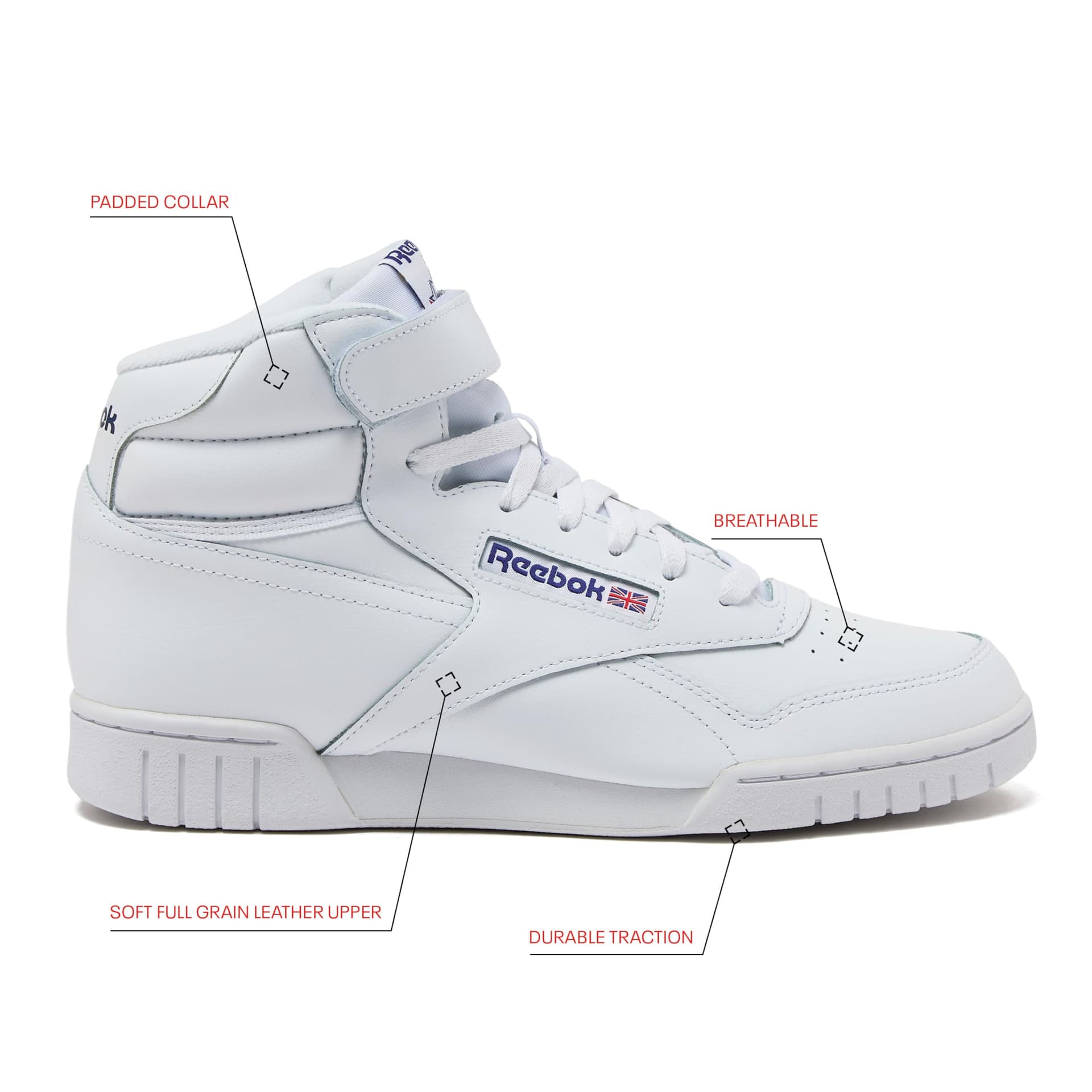Reebok Men's Ex-O-Fit Hi Trainers thumbnail 3