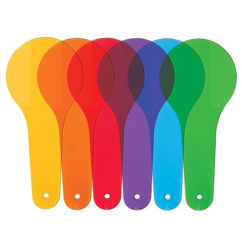 Learning Resources Color Paddles - Set of 18 Paddles, Grades PreK/Ages 3+ Preschool Science for Kids, Classroom Supplies thumbnail 2