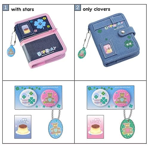 YUSHENYI Retro Notebook Scrapbook Journal Notepads Small Sweet Clovers Colorful Page Binder For School Retro Sweet Clovers Scrapbook Journal Notepad For School thumbnail 6