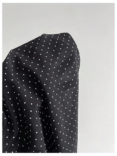 Verdusa Women's Peplum Tops Polka Dots Cute Summer Going Out Babydoll Tops thumbnail 4