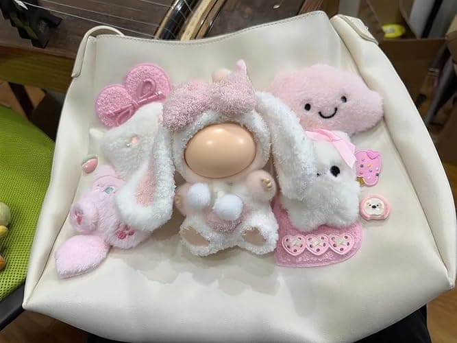 2026 New 17cm (6.7 inch) Fashion Doll Clothing Set. Cute Big-Eared Rabbit-one-Piece Suit. Perfect for Styling Your Fashion Doll thumbnail 2