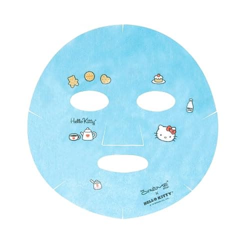 The Crème Shop x Hello Kitty Tea Time Sheet Mask (Pack of 3) | Collagen & Black Tea -Korean Face Mask for Hydrating & Soothing Dull, Irritated Skin thumbnail 2