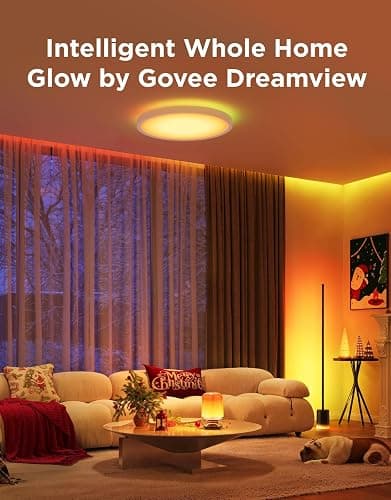 Govee Floor Lamp 2 with Matter, RGBIC, Warm Cool White LED, Alexa Compatible, 1725lm, Music Sync, Scene Modes, Smart Floor Lamp for Living Room, Bedroom, Black(1 Pack) thumbnail 5