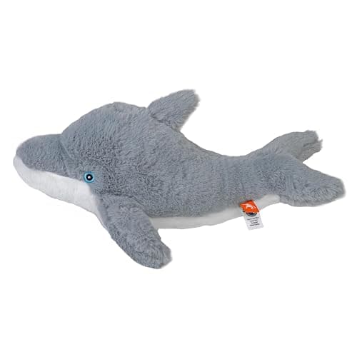 Wild Republic EcoKins Dolphin Stuffed Animal 12 inch, Eco Friendly Gifts for Kids, Plush Toy, Handcrafted Using 16 Recycled Plastic Water Bottles thumbnail 3
