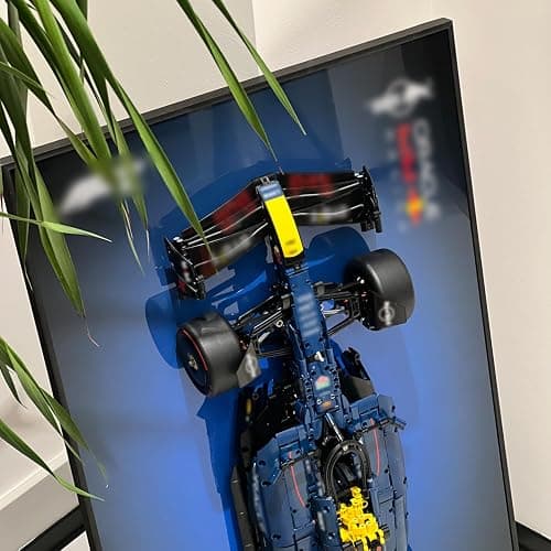 iLuane Display Wallboard for Lego Technic Oracle Red Bull Racing Car 42206, Adult Collectibles Wall Mount, Home or Office Décor, Gradient Color (No Car Included) thumbnail 7