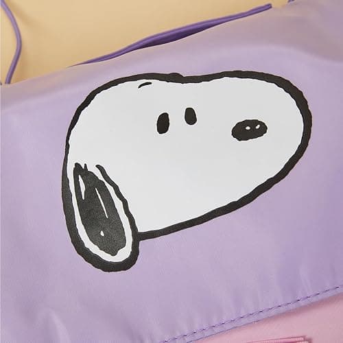 MINISO Snoopy Colorful Life Collection Foldable Makeup Bag Cosmetic Bag Waterproof Large Roll-Up Portable Travel Organizer For Women Girls thumbnail 8