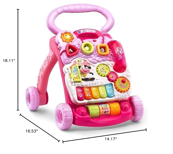 VTech Sit-to-Stand Learning Walker (Frustration Free Packaging), Pink thumbnail 10