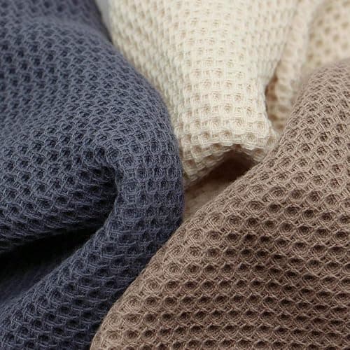 Mia'sDream Natural Cotton Tidy Dish Cloths Rags,Waffle Weave Kitchen Towels and Dishcloths Sets, Soft and Absorbent Hand Towel Washcloths, 12inchx12inch 6 Pack (Multi Color) thumbnail 6