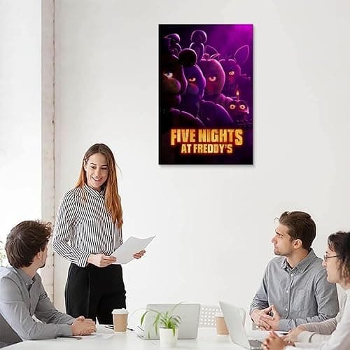 GWJXYWZP Five Nights at Freddy's Classic Movies And TV Series Canvas Poster Wall Art Decorative Painting Bedroom Painting Posters12x18inch(30x45cm) Unframe-style thumbnail 5