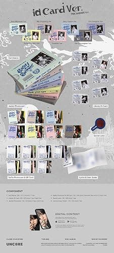 CLOSE YOUR EYES SNOWY SUMMER 2nd Mini Album [ID CARD Random Ver.] QR + Photocard + ID Card (Paint Candy) thumbnail 2