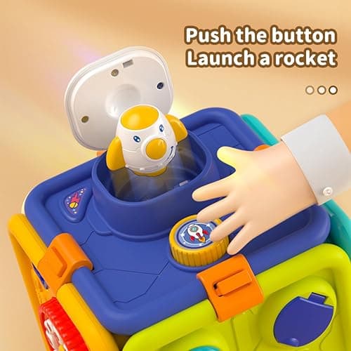 WIIBAAHO Montessori Toys for 1 Year Old Boy and Girl, Busy Board Educational Sensory Toddler Toys, 1 Year Old Boy Gifts thumbnail 5