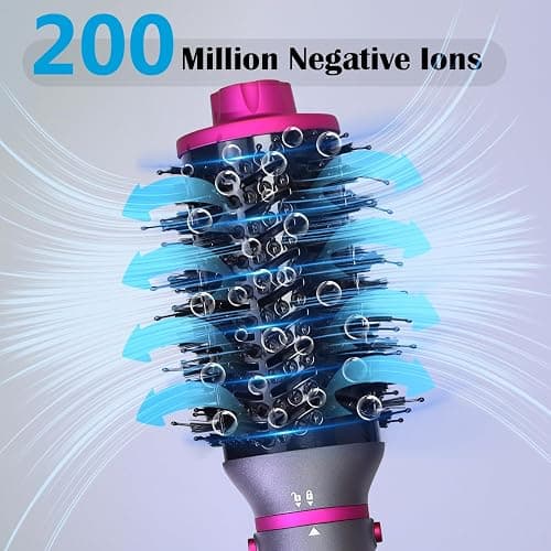 Hair Blow Dryer Brush 4-in-1, Blowout Brush, Multi Hair Styler Negative Ion Detachable Hair Dryer with Diffuser, Hot Air Brush, with Comb Brush for Women, Salon, Household thumbnail 3
