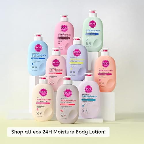 eos Shea Better Body Lotion- Vanilla Cashmere, 24-Hour Moisture Skin Care, Lightweight & Non-Greasy, Made with Natural Shea, Vegan, 16 fl oz - Vanilla Cashmere - 16 Fl Oz (Pack of 1) thumbnail 6