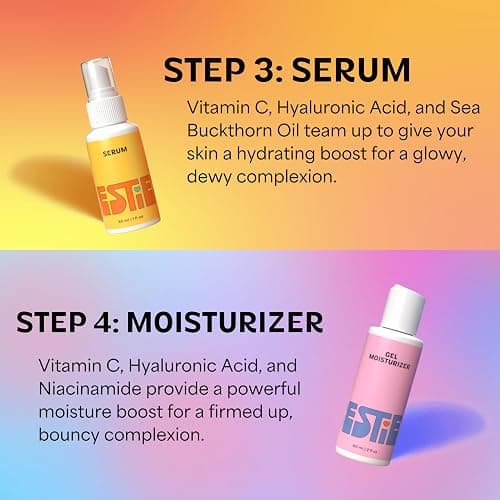 InstaNatural BESTIES BFF Four Step Teen Skincare Kit | Simple Skincare for Healthy Skin (Cleanser, Toner, Serum & Gel Moisturizer for All Skin Types) (BFF Four Step Kit, Fresh Citrus) thumbnail 5