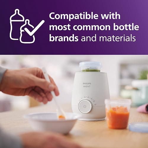 Philips Avent Fast Bottle Warmer with Smart Temperature Control: Warms Evenly, No Hotspots – SCF358/00 thumbnail 6