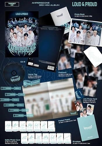 AMPERS&ONE LOUD & PROUD 3rd Mini Album [TARGET Ver.] Photobook + CD + 3 Photocard + Postcard + Poster (That's That) thumbnail 2