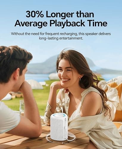 Portable Bluetooth Speaker Beach Essentials: IPX5 Waterproof for Outdoor | Powerful HD Sound,Dynamic Light,All Day Playtime,Wireless BT 5.3,TWS Pairing,Travel|Camping|Pool Accessorie,School Supplies thumbnail 5