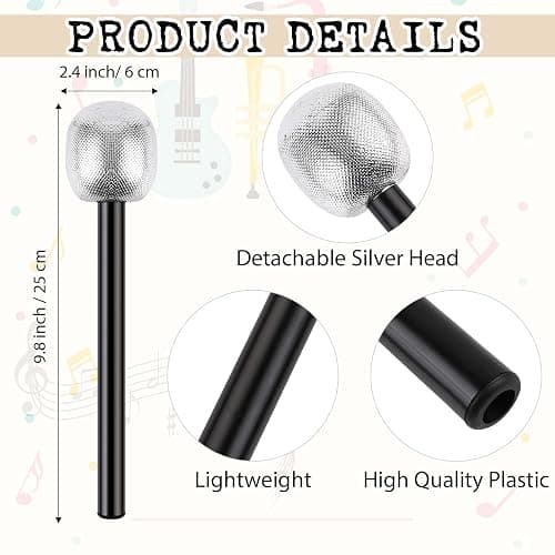 Kavoc 3Pcs Bear Costume Set Include Bear Headband Black Bow Tie and Microphone Prop for Halloween Fancy Dress Up thumbnail 4