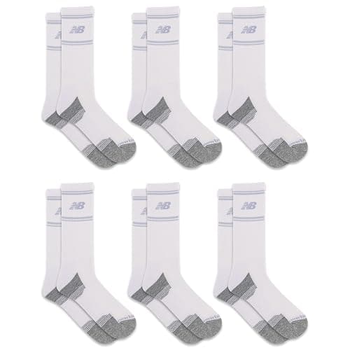 New Balance Unisex Adult Performance Cushioned Crew Socks - 6 & 12 Pairs - Moisture Wicking thumbnail 4