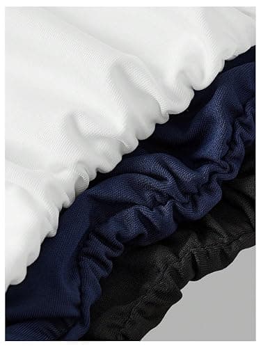 Milumia Girl's 3 Pack Tube Tops Shirt Ruched Strapless Sleeveless Solid Basic Bandeau Tops thumbnail 5