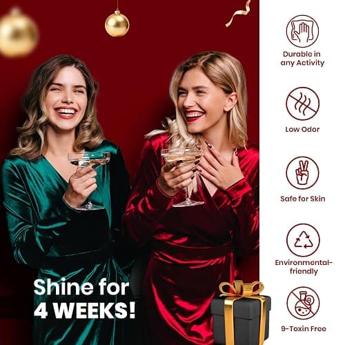 Beetles Cat Eye Gel Nail Polish Set, 6 Colors Christmas Gel Polish Kit Glitter Red Pink Shiny Brown Burgundy Purple Blue Green Magnetic Effect Sparkle Stunning Soak Off UV Manicure Gifts for Women thumbnail 7