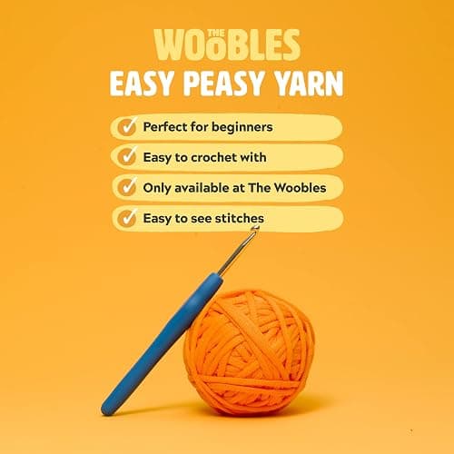 The Woobles Crochet Kit for Beginners - Easy Arts and Crafts Knitting & Crochet Animals Kit As Seen On Shark Tank - Kiki The Chick thumbnail 6
