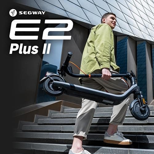 Segway Ninebot E2 Plus II/E2 Pro/E3 Pro Electric Scooter, 15.5–20 MPH, Long Range, Dual Elastomer Suspension (E3 Pro only), Foldable Adult Scooter, UL 2272 & 2271 Certified thumbnail 14