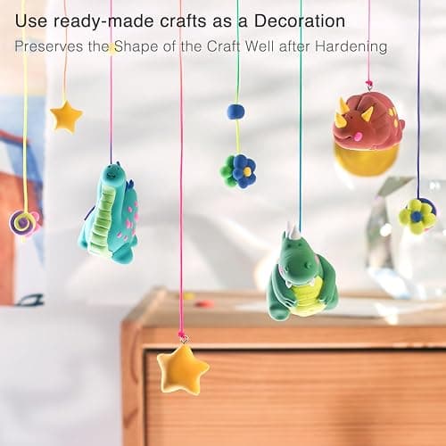 FlyFlag Air Dry Clay - 100 Colors, Ultra Light and Soft, Non-Toxic Modeling Clay for Kids with Tools and Tutorials, for Creative Play and Learning thumbnail 6