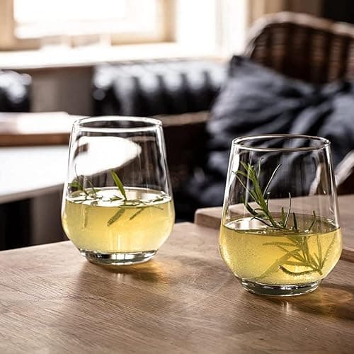 Krosno Wassergläser Saftgläser Whiskygläser Trinkgläser| Set von 6 | 400 ML | Splendour Kollektion | Hause Restaurants Partys | Geschenkidee Hochzeit Geburtstag Feier | Spülmaschinenfest | thumbnail 6