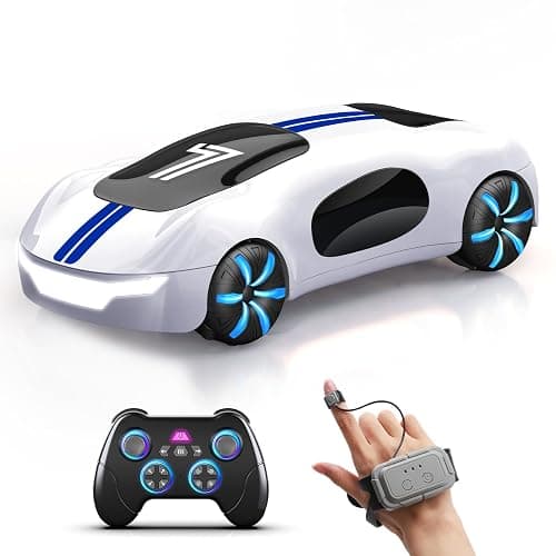 AEROQUEST Gesture Sensing Remote Control Car, Drift RC Stunt Car with Light Spray & Sound, 2.4GHz Hobby RC Cars Toy for Kids, 360° Rotate, Birthday Gifts for Boys Girls 4-12 - Image 1