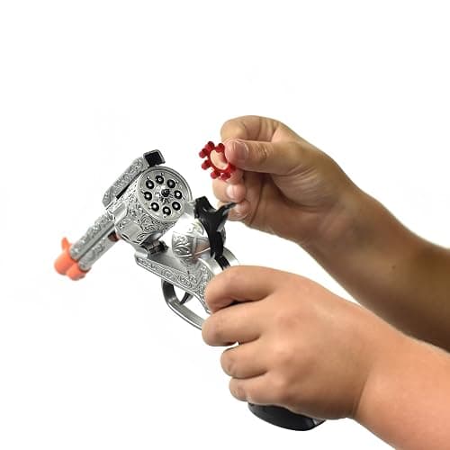 Maxx Action Wild West Outlaw Play Set – 5 Piece Western Toy for Kids | Cowboy Sheriff Cap Blaster with Holster and Adjustable Belt | Ring Caps Sold Separately thumbnail 5