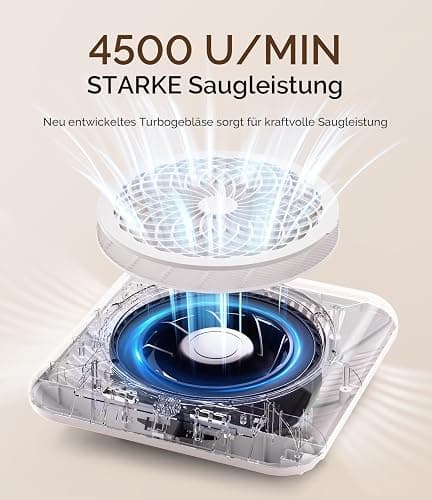 MelodySusie Professioneller Nagelstaubsauger 4500 U/MIN Starker Vakuum Ventilator Staubabsaugung für Nägel Elektrischer Staubabsauger für Acryl-Gel-Nagelpolitur, Geräuscharm, Nagelsalon, SProF thumbnail 3