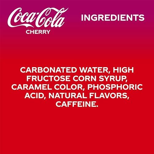 Coca-Cola Cherry Can, 7.5 fl oz | Carbonated drink with cherry cola flavor thumbnail 10