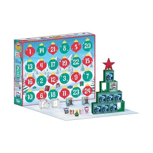 Funko Pop! Bitty Countdown Calendar: Stitch Holiday - 24 Days of Surprises - Collectible Vinyl Mini Figures - Mystery Box - Gift Idea - Holiday Present for Kids - Christmas or Birthday Countdown thumbnail 3