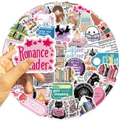 50 PCS Bookish Stickers for Kindle, Reading Stickers, Aesthetic Kindle Sticker,Bookish Gifts for Woman,Girl,Book Lover,Gifts for Adult (Bookish) thumbnail 7