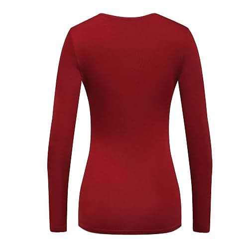 OThread & Co. Women's Long Sleeve T-Shirt Comfy Underscrub Tee Basic Stretch Layer thumbnail 4