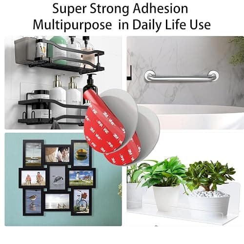 Double Sided Adhesive Pads,3 M 5952 Foam Tape,Double-Sided Heavy Duty Mounting Tape–1 Inch&2 Inch.Square,Rectangle&Round Shapes for Car Dashboard,Outdoor & Daily Use.Waterproof,Heat-Resistant,20 PCS thumbnail 5