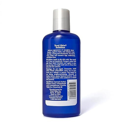 Tend Skin Solution for Unsightly Razor Bumps, Ingrown Hair and Razor Burns, Post Shaving and Waxing Toner for Men and Women, Made in USA, 4 Oz thumbnail 5