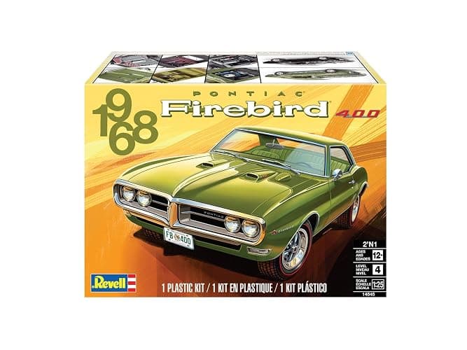 Revell 14545 '68 Pontiac Firebird 2'N1 1:25 Scale 122-Piece Skill Level 4 Model Building Kit - Image 1