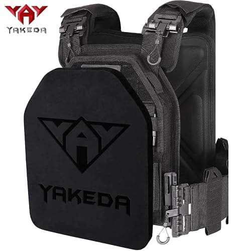vAv YAKEDA Tactical Airsoft Paintball EVA Vest Inner Liner Foam 10 in x 12 in Black 2 PCS Pad Plates thumbnail 7