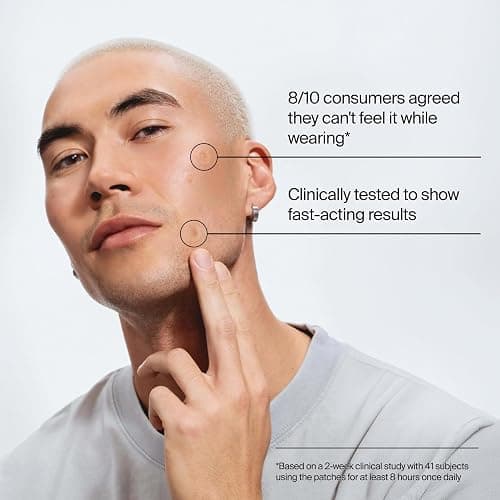 Neutrogena Stubborn Acne Ultra-Thin Blemish Patches, Acne Pimple Patches, Ultra-Thin Hydrocolloid Facial Stickers, Suitable for all Skin-Types, 24 Patches thumbnail 4