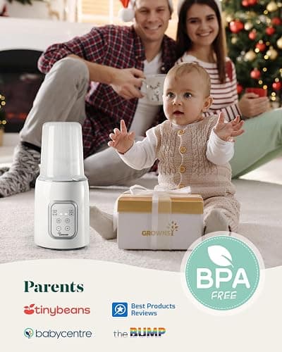 Bottle Warmer, GROWNSY 8-in-1 Fast Baby bottle Warmer with Timer LCD Display Accurate Temperature Control for Breastmilk or Formula thumbnail 6