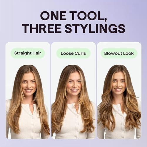 Wavytalk Thermobürste, Thermal Brush 38mm Ionische Lockenbürste erhitzt zur Erzeugung natürlicher Locken, Heiße Rundbürste für glatteres Aussehen, EU-Plug Dual-Spannung. thumbnail 2